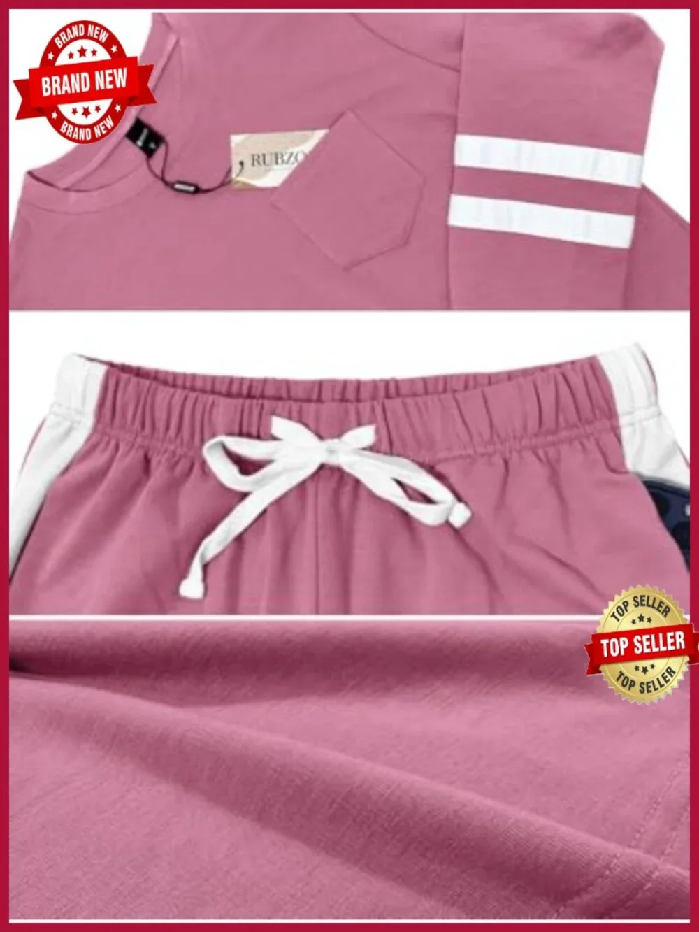 2 Piece Lounge Set Sweatsuit for Women Long Sleeve Crewneck Pullover Jogger